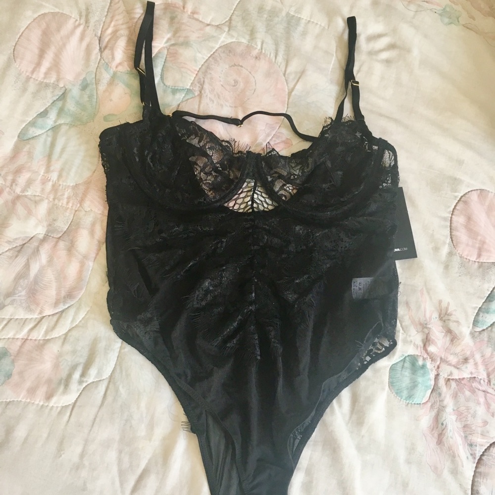 Lace Black Body Suit
